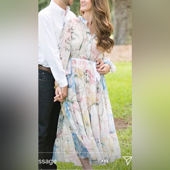 Pastel Floral Dress - Picture 1 of 5